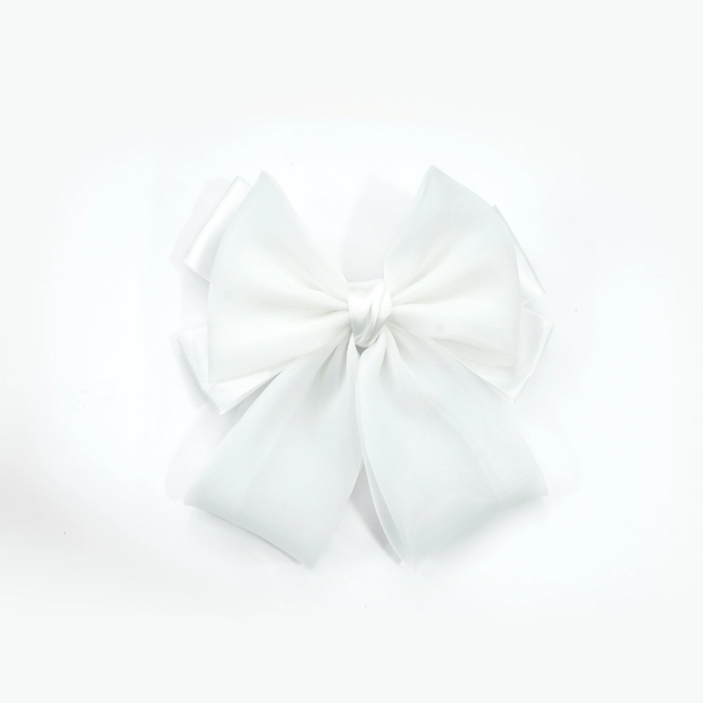 Organza and Satin Bow Clips