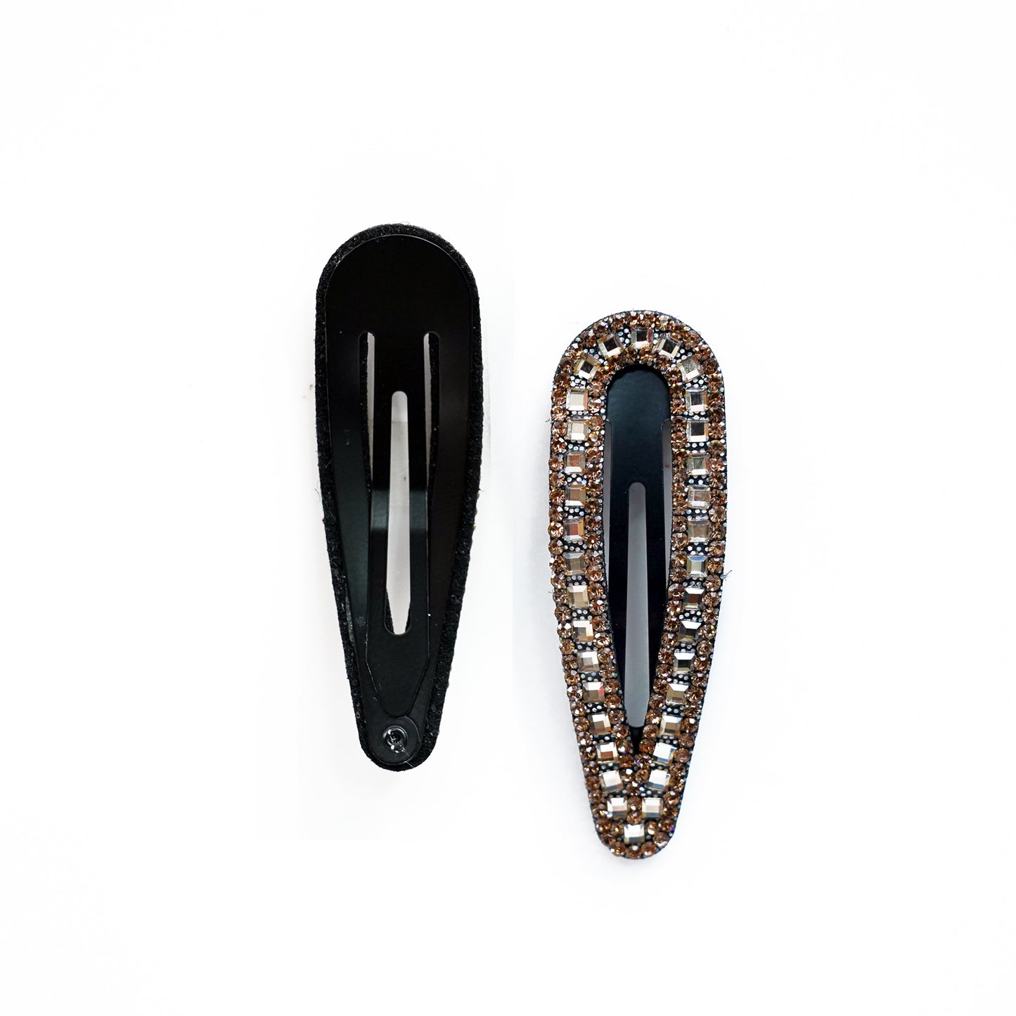 Studded Golden Hair Pins Pair(Tic Tac)