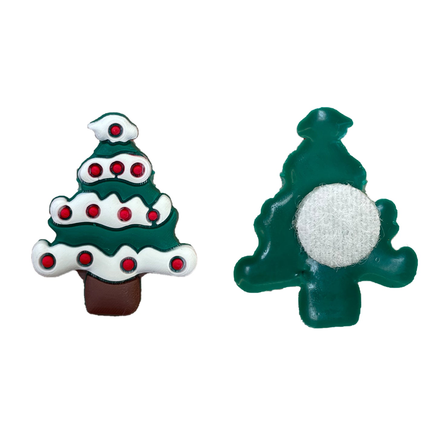 DIY Hair Bow Clip (White and Red)