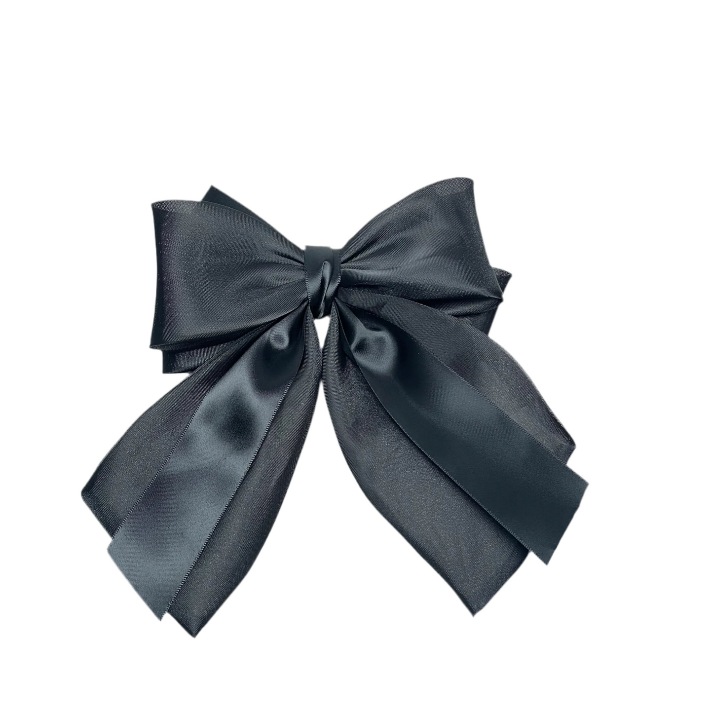 Double Organza and Satin Bow Clips