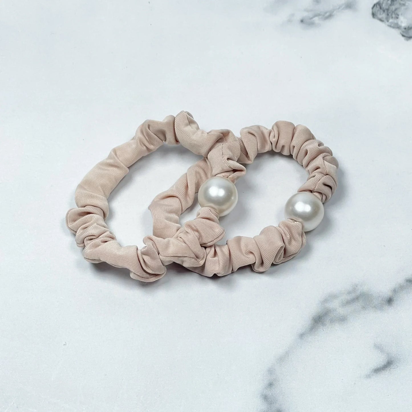 Hair Ties with Pearl (Pack of Two)