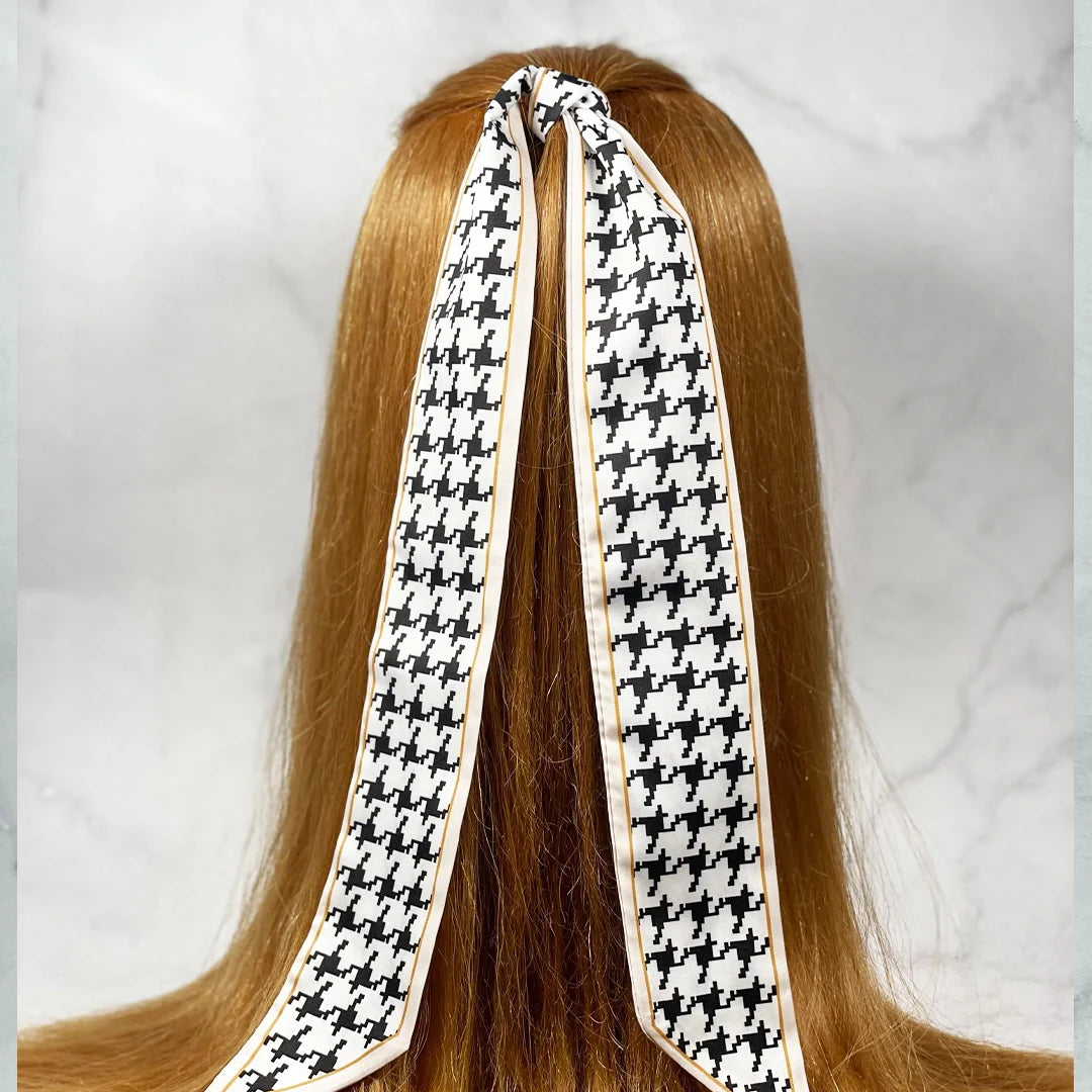 Printed Soft Tie Scarves and Hair Bands