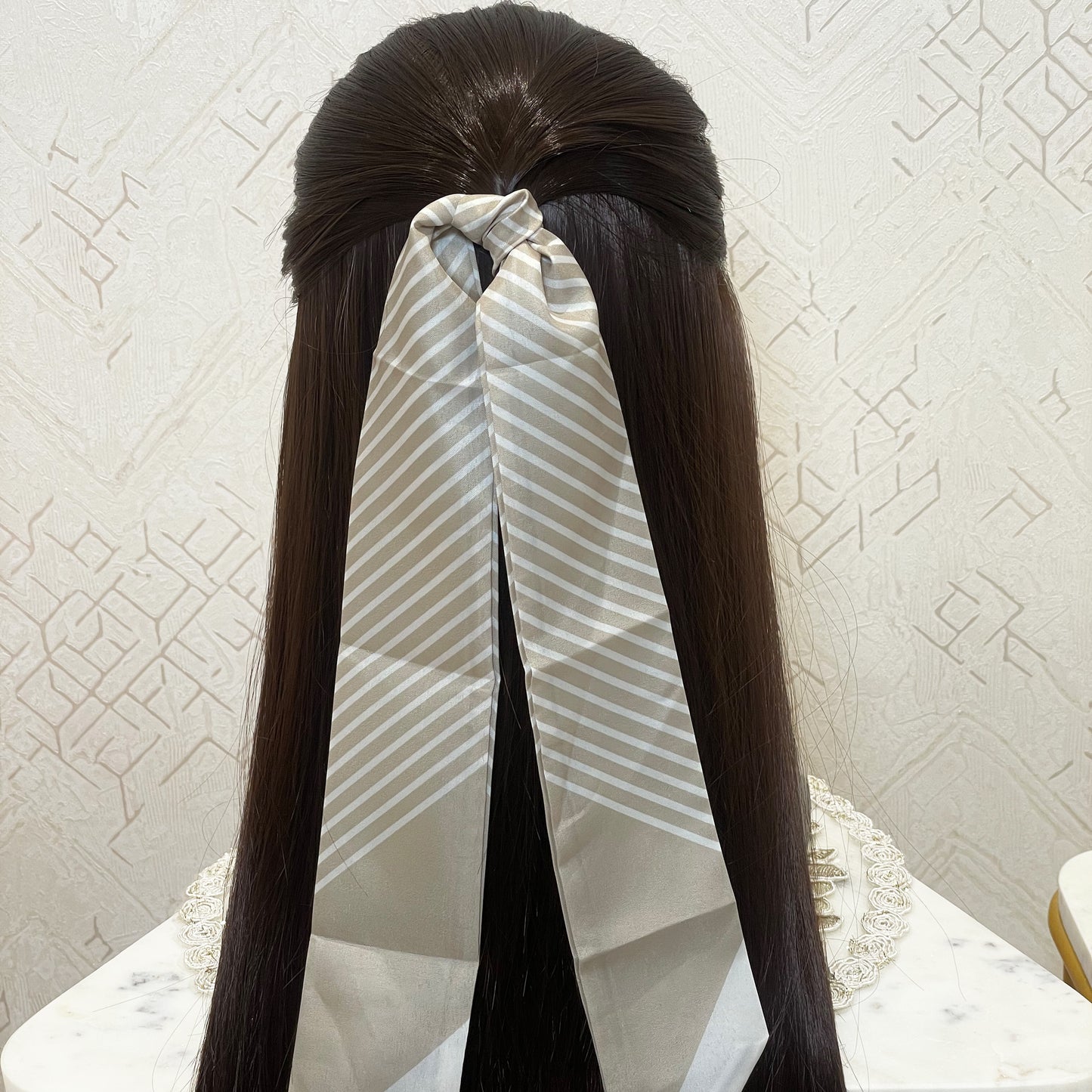 Printed Soft Tie Scarves and Hair Bands
