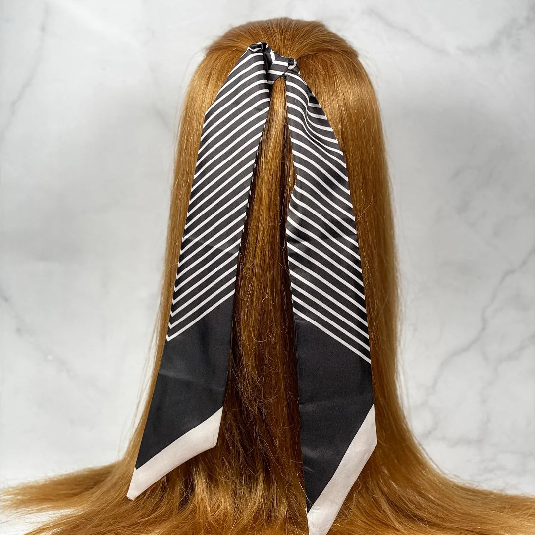 Printed Soft Tie Scarves and Hair Bands