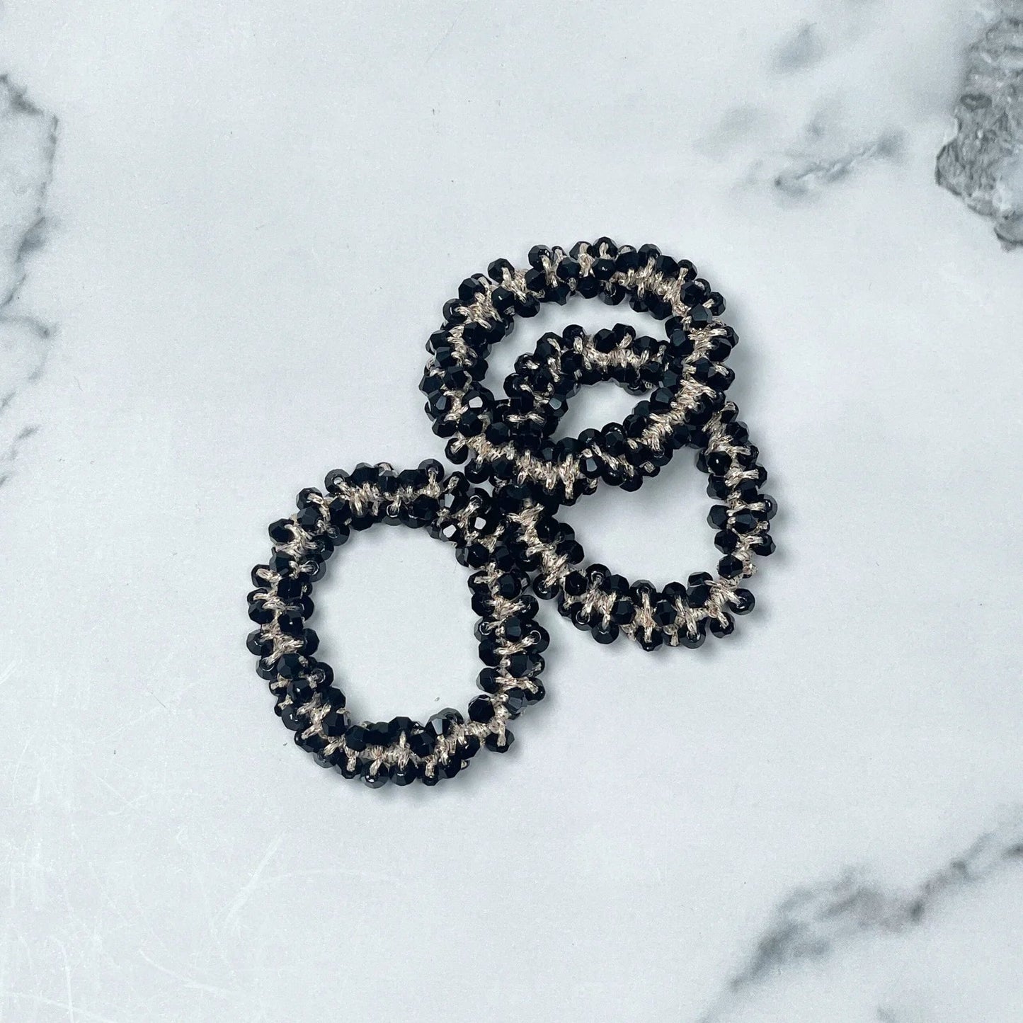 Crystal Studded small Hair Ties