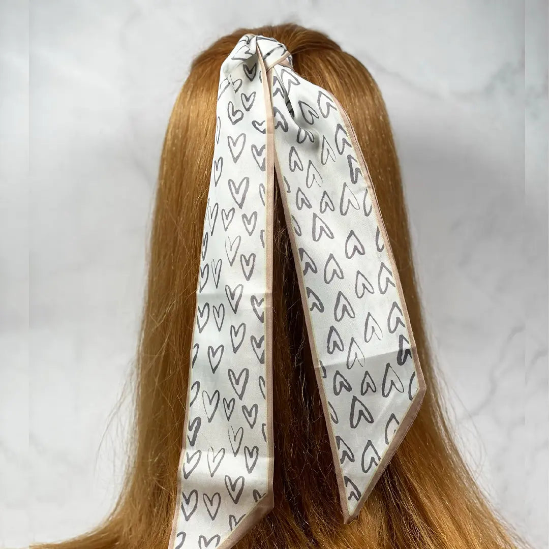Printed Soft Tie Scarves and Hair Bands