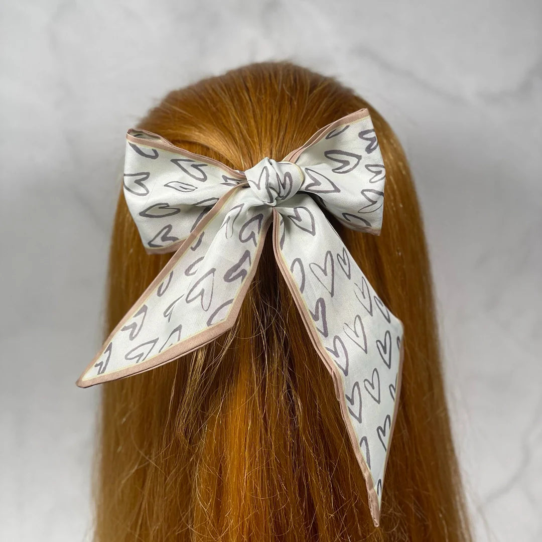 Printed Soft Tie Scarves and Hair Bands