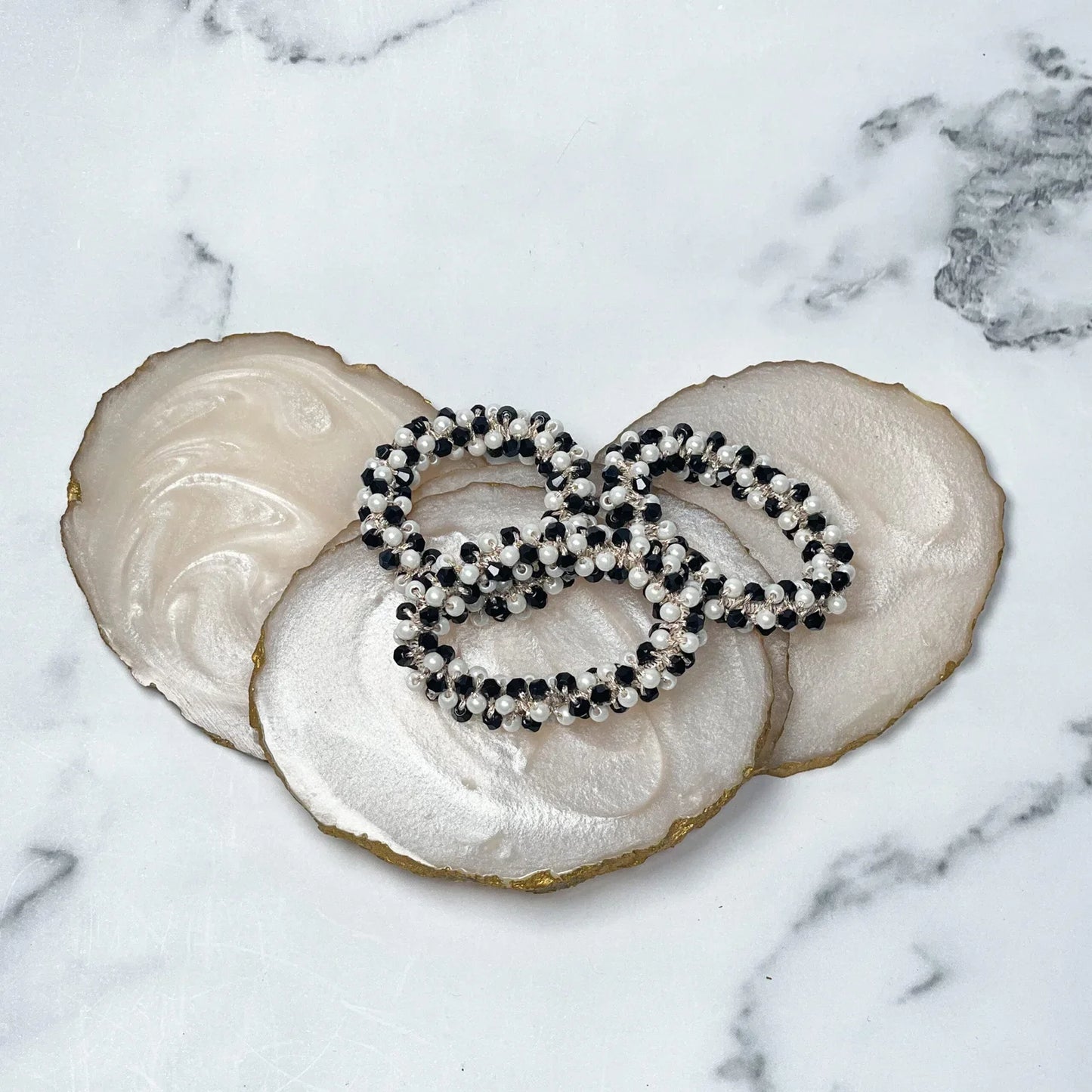 Crystal Studded small Hair Ties