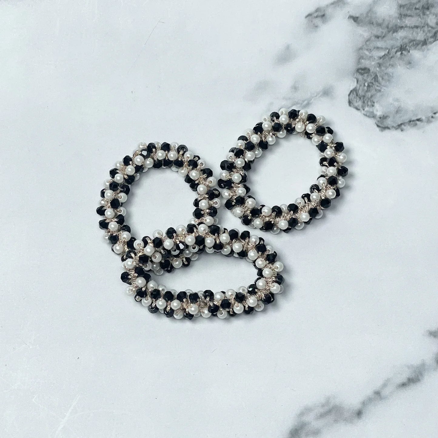 Crystal Studded small Hair Ties