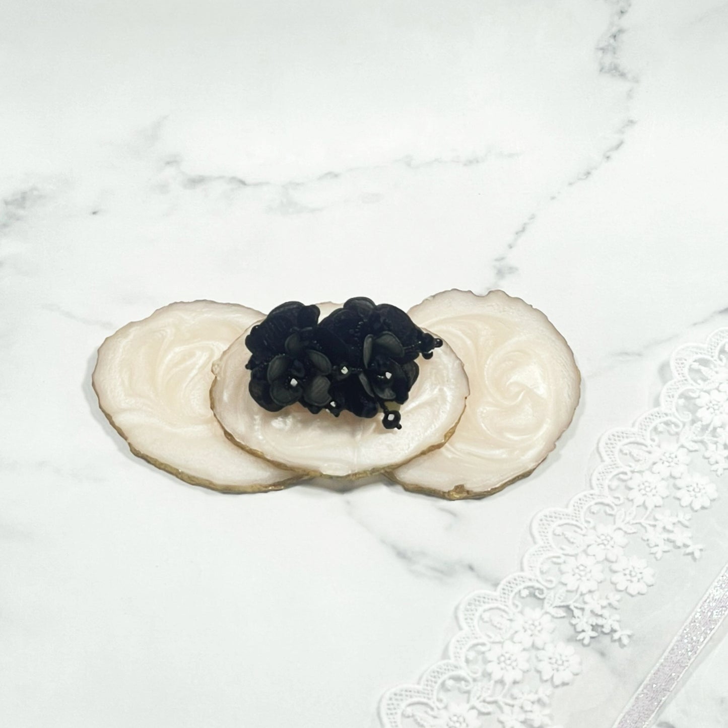 Crystal & Floral Embellished Hair Clips (Single)