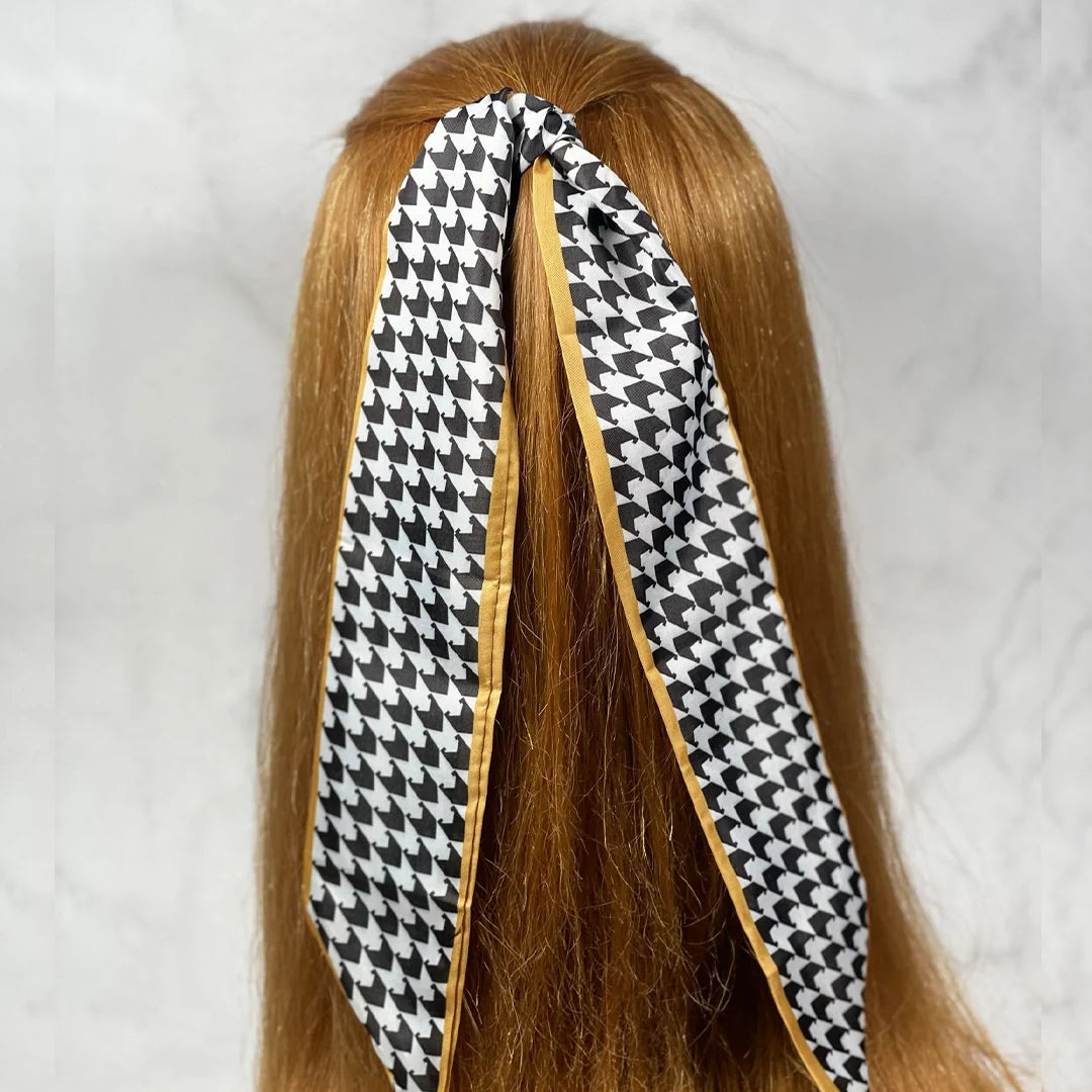 Printed Soft Tie Scarves and Hair Bands