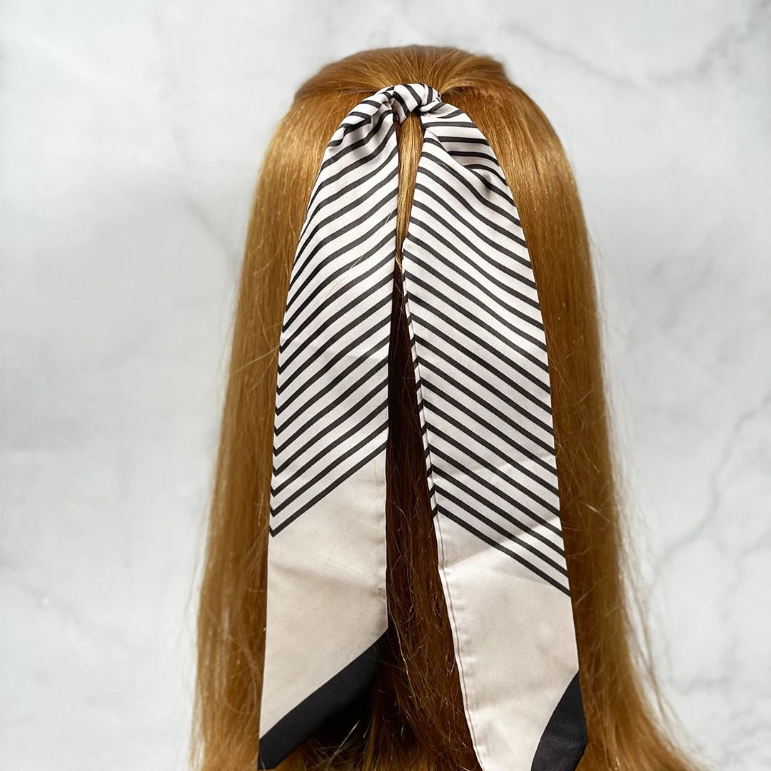 Printed Soft Tie Scarves and Hair Bands