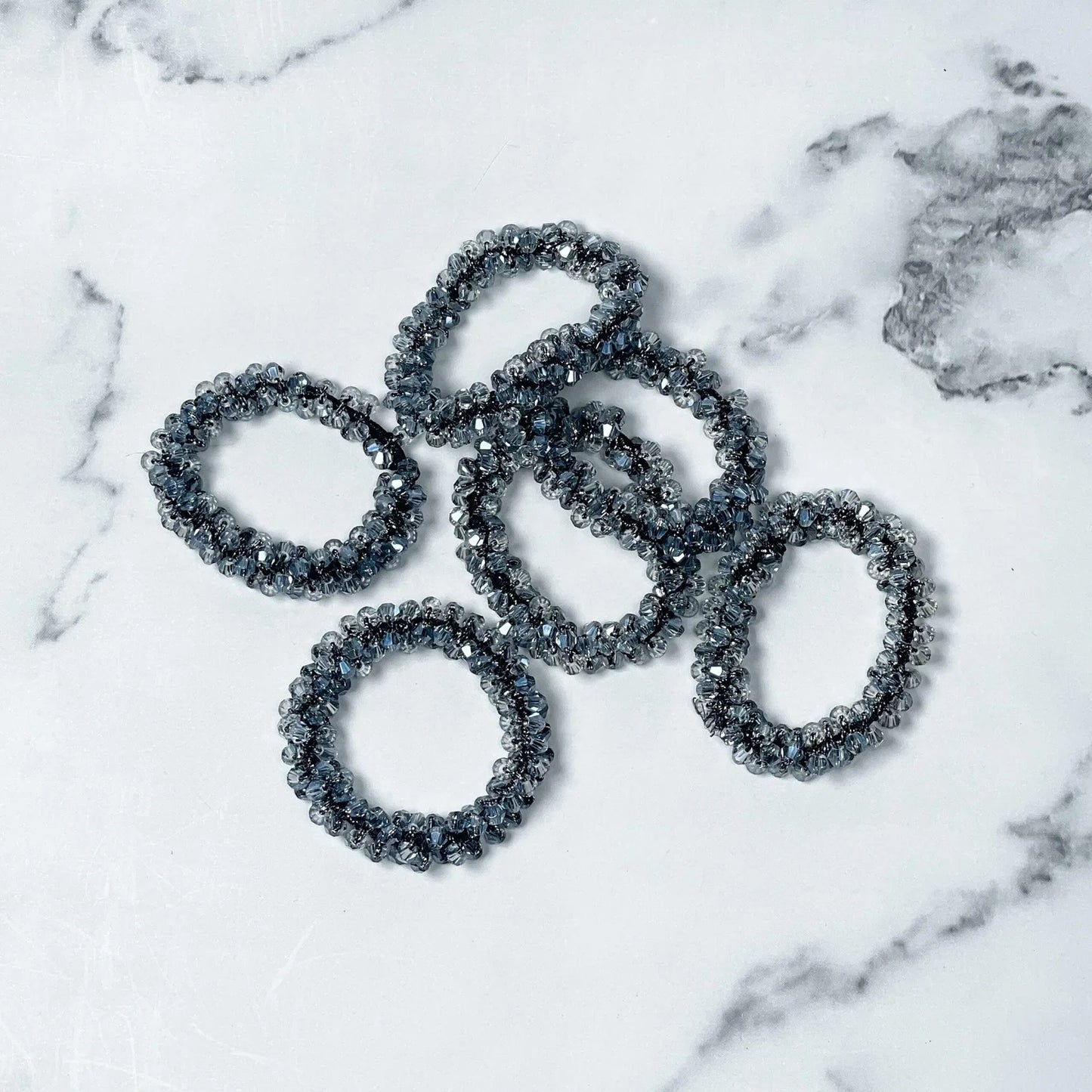 Crystal Studded small Hair Ties