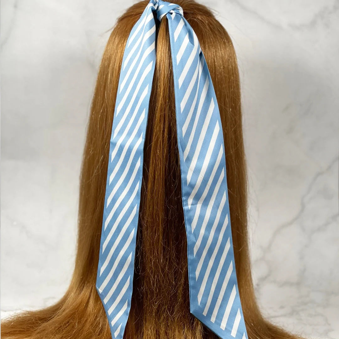 Printed Soft Tie Scarves and Hair Bands