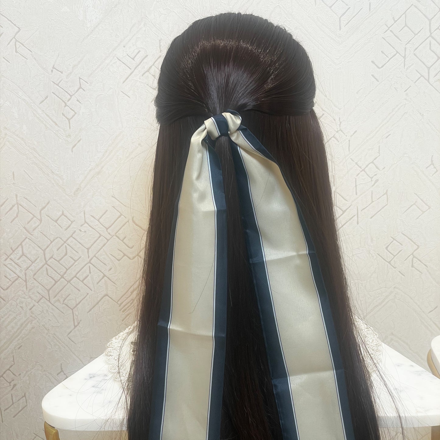 Printed Soft Tie Scarves and Hair Bands