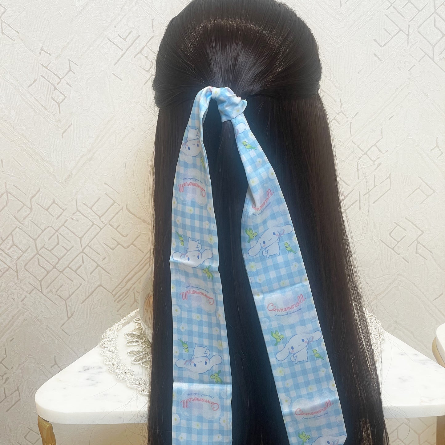 Printed Soft Tie Scarves and Hair Bands