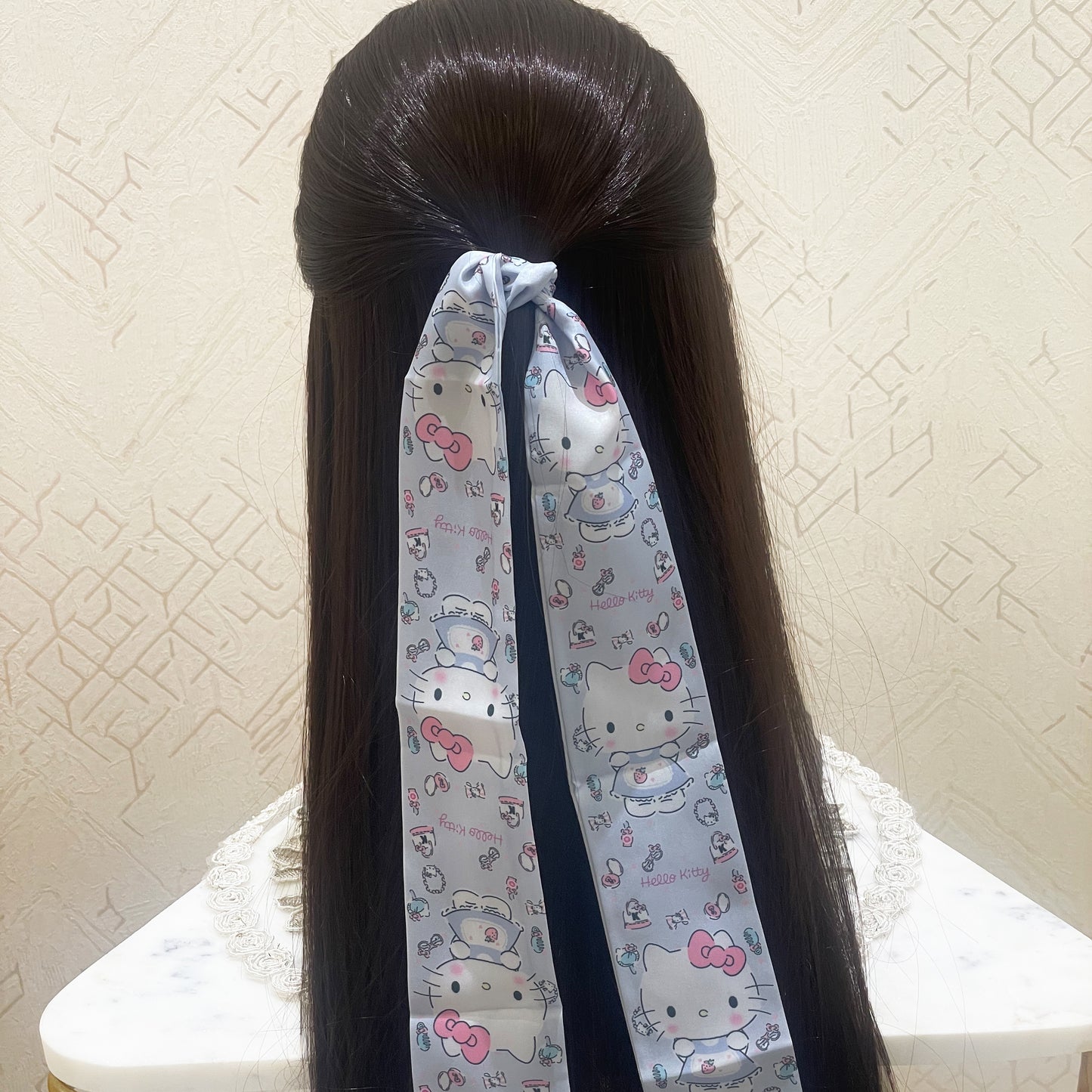Printed Soft Tie Scarves and Hair Bands