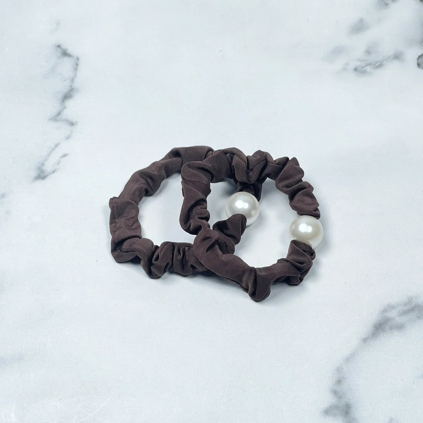 Hair Ties with Pearl (Pack of Two)