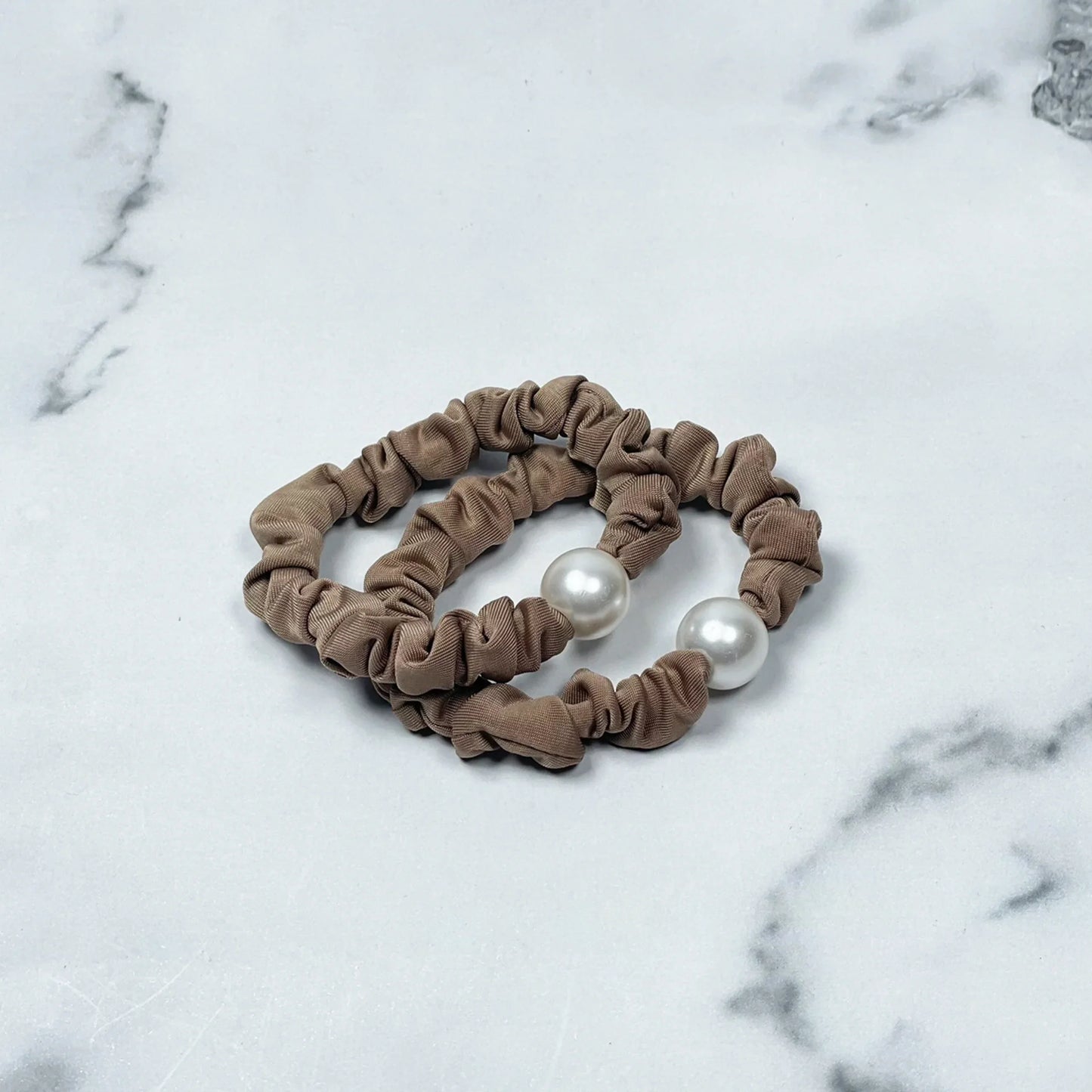 Hair Ties with Pearl (Pack of Two)