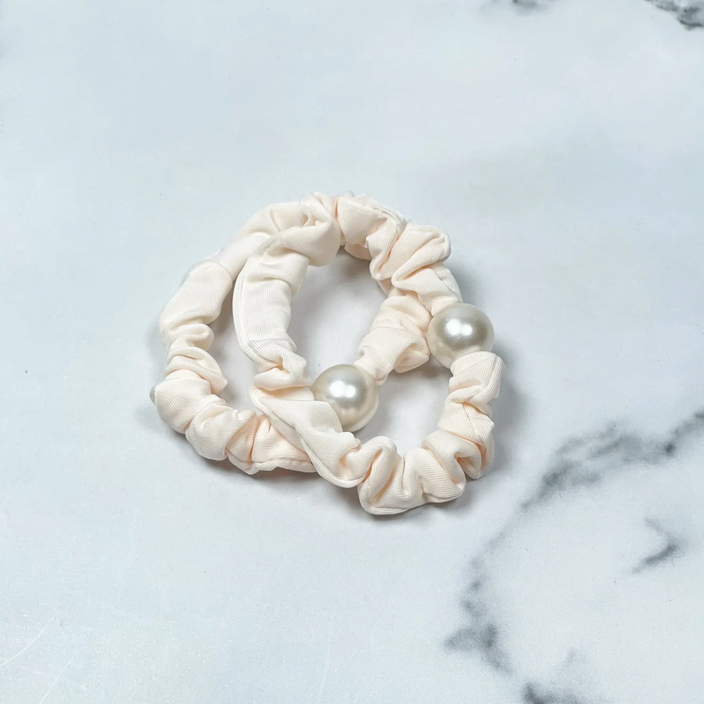Hair Ties with Pearl (Pack of Two)