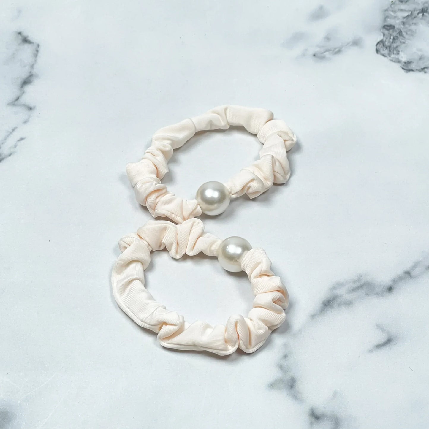 Hair Ties with Pearl (Pack of Two)