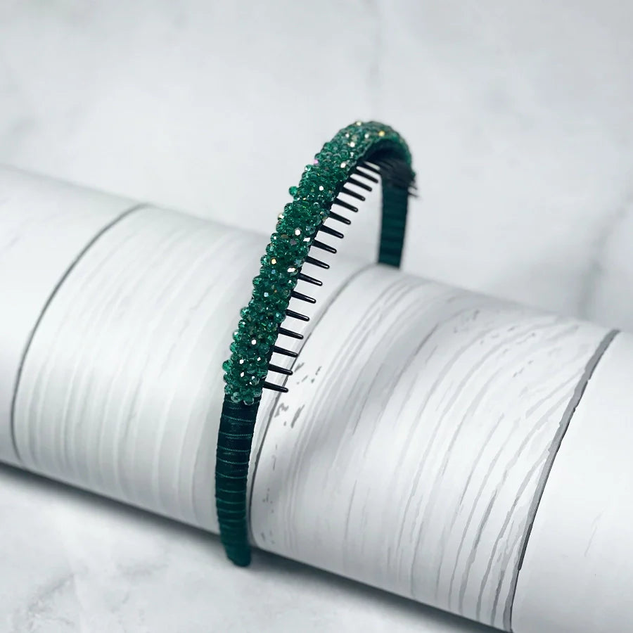 Heavy Crystal Studded Headbands