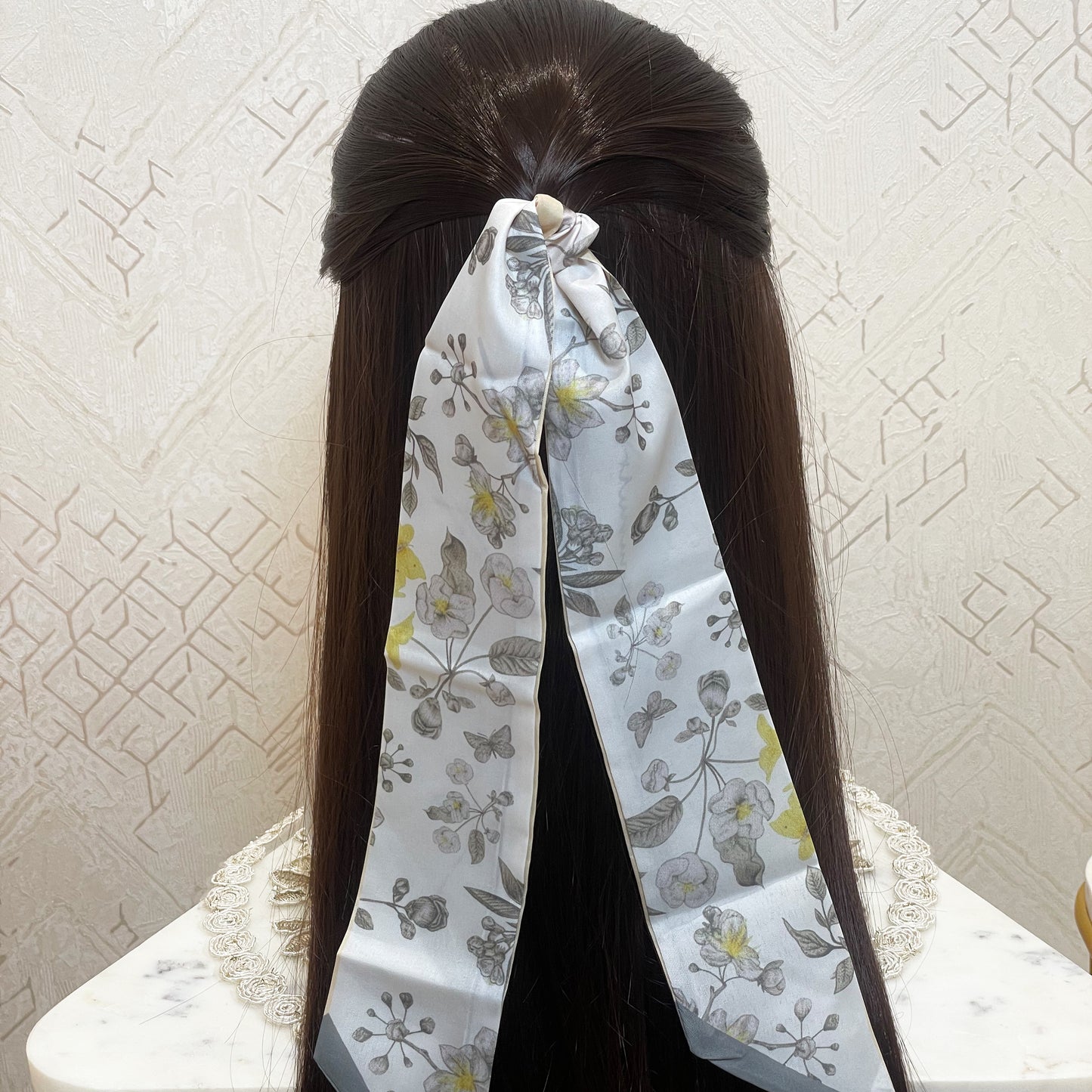 Printed Soft Tie Scarves and Hair Bands