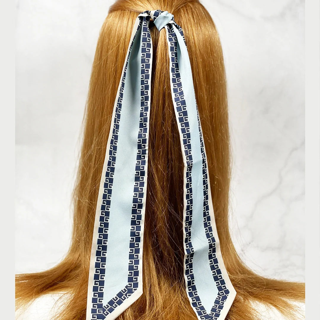 Printed Soft Tie Scarves and Hair Bands
