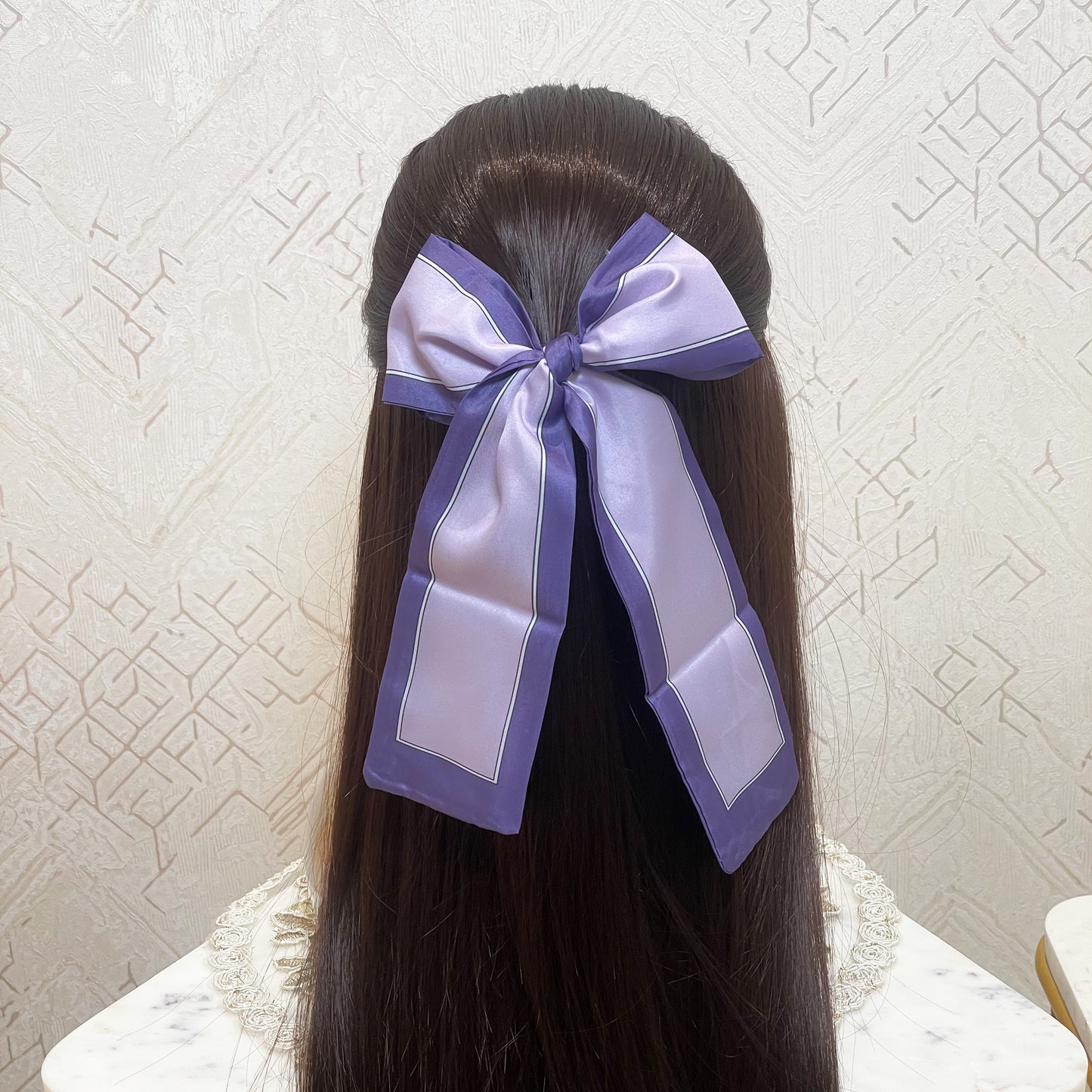 Printed Soft Tie Scarves and Hair Bands
