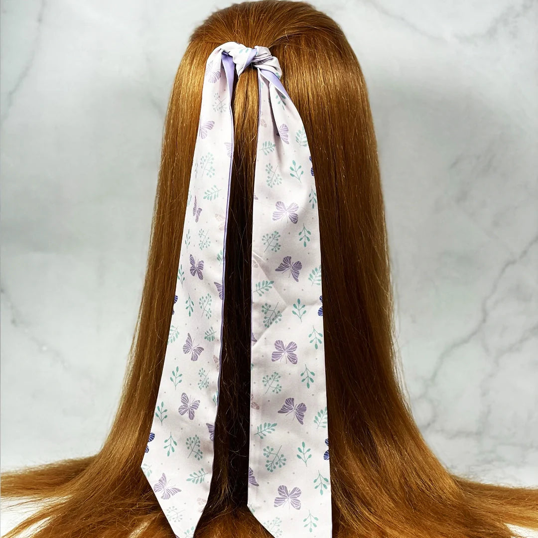 Printed Soft Tie Scarves and Hair Bands