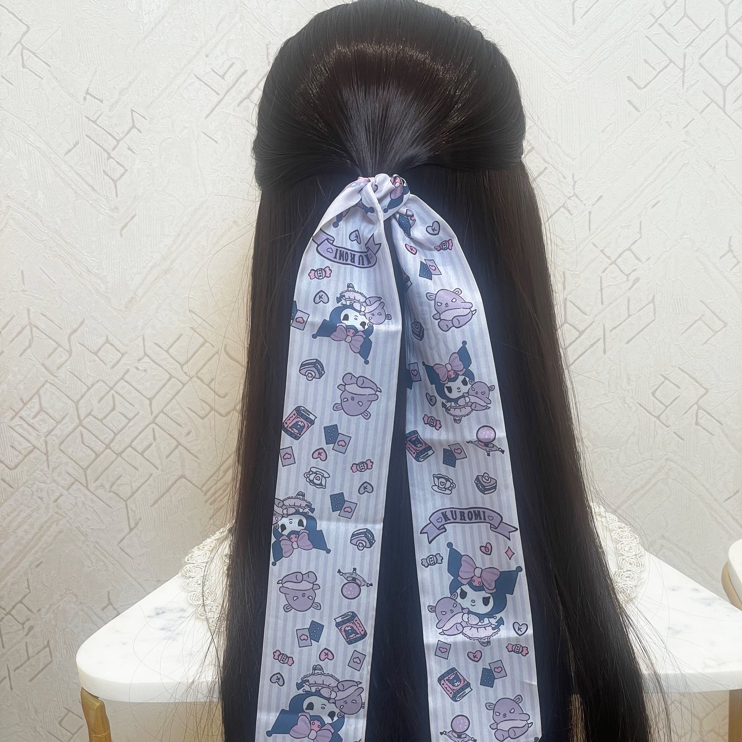 Printed Soft Tie Scarves and Hair Bands