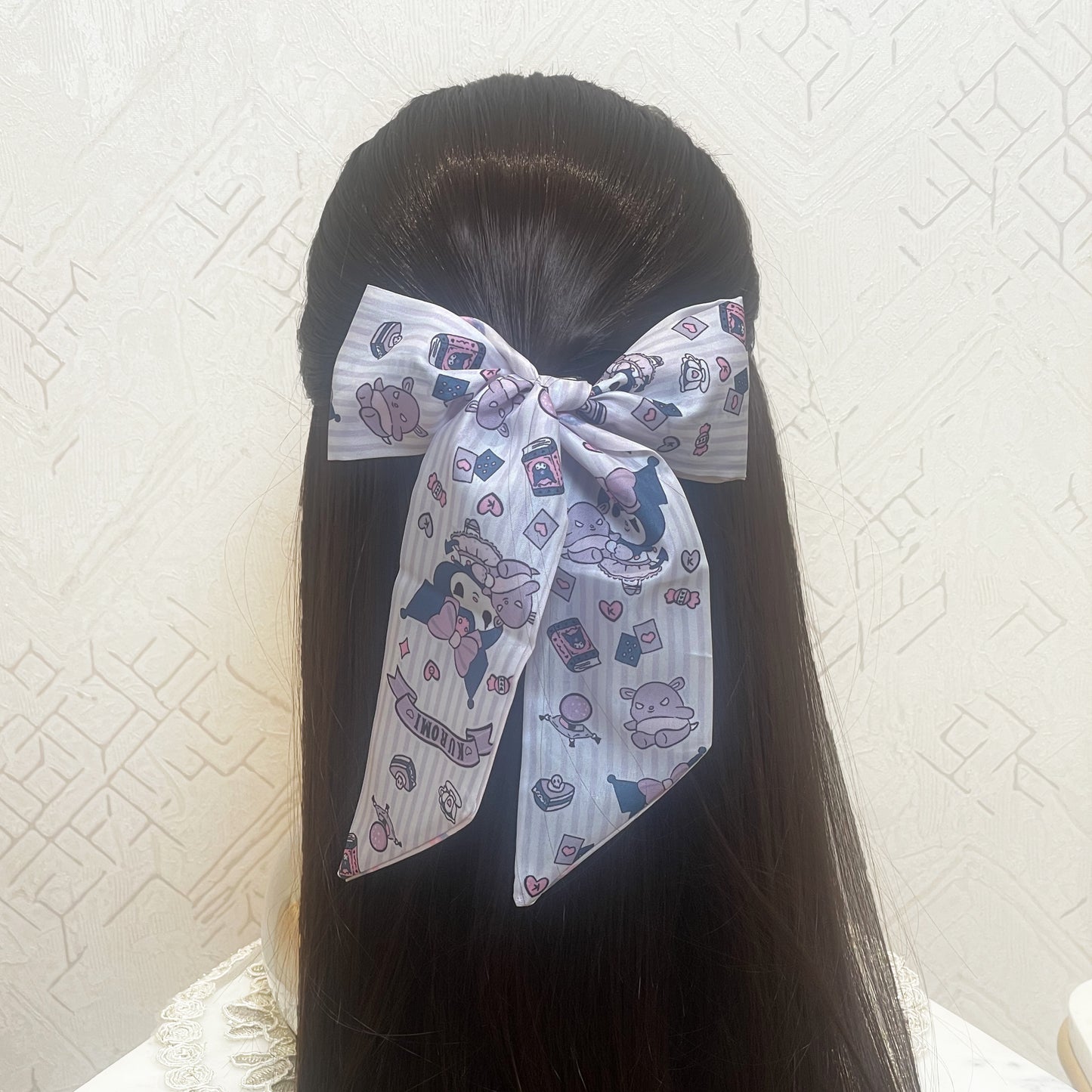 Printed Soft Tie Scarves and Hair Bands