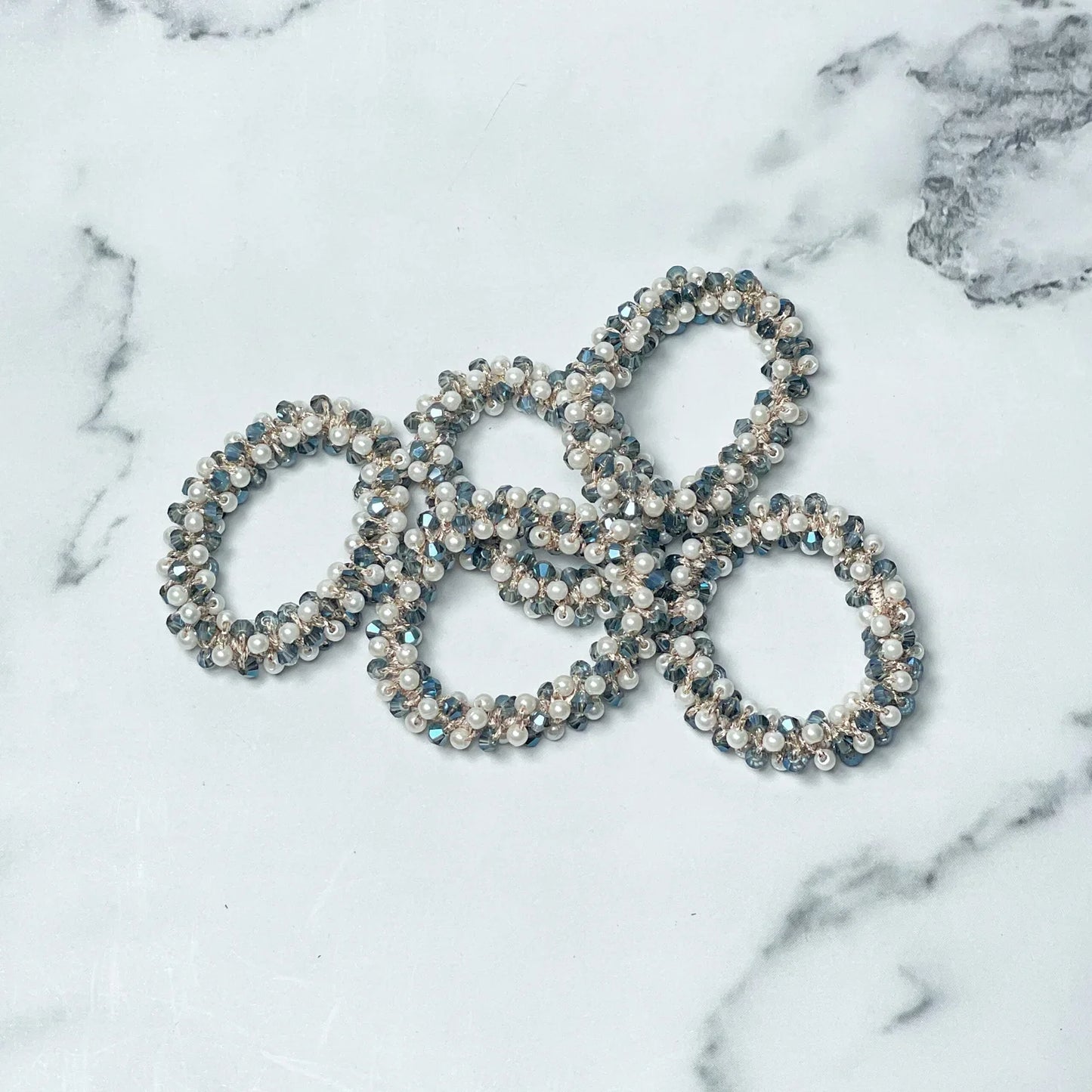 Crystal Studded small Hair Ties