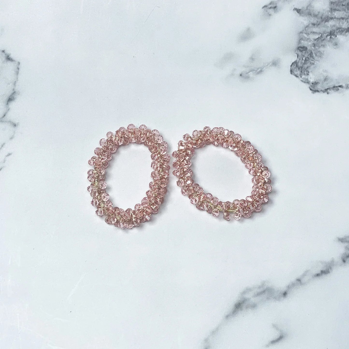 Crystal Studded small Hair Ties