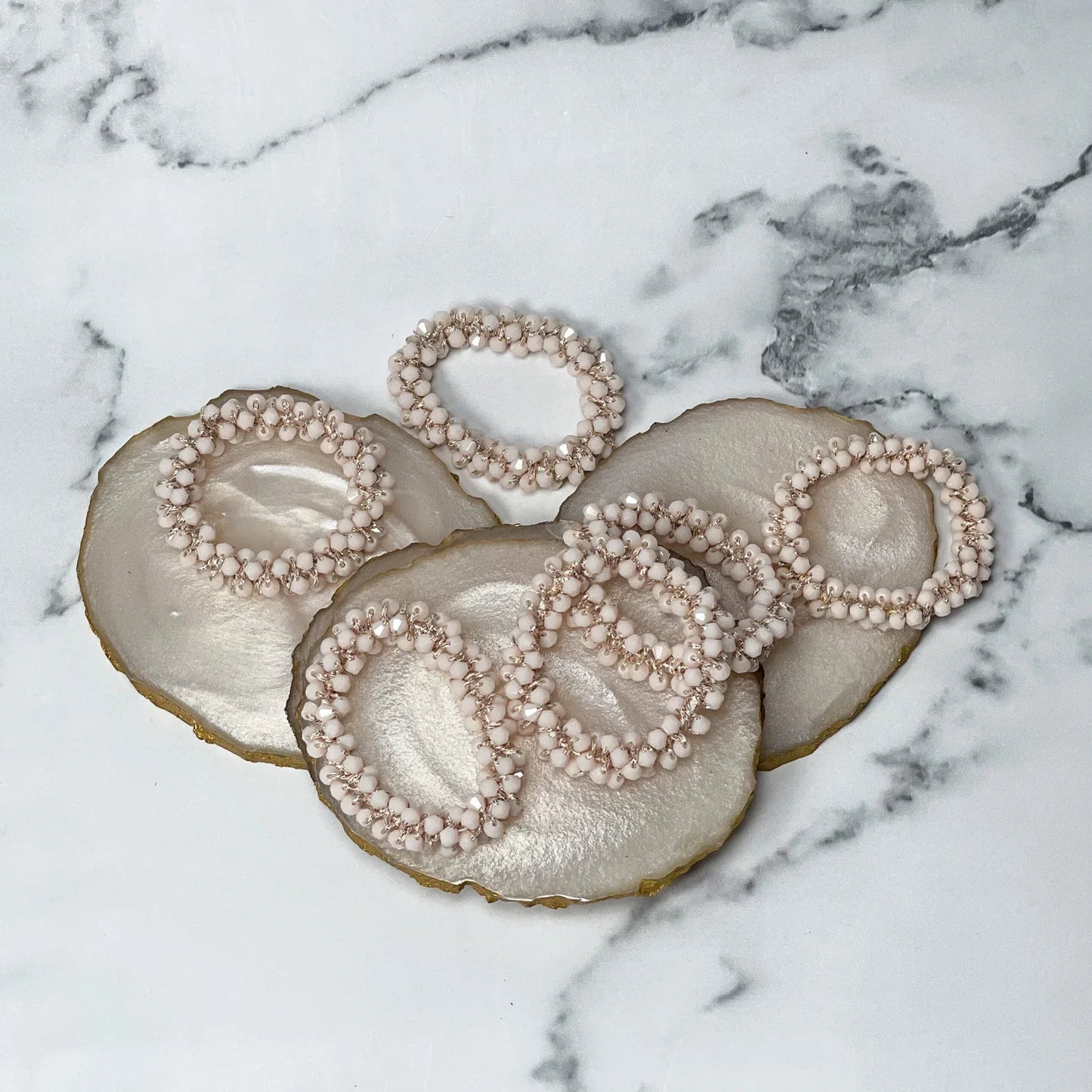 Crystal Studded small Hair Ties