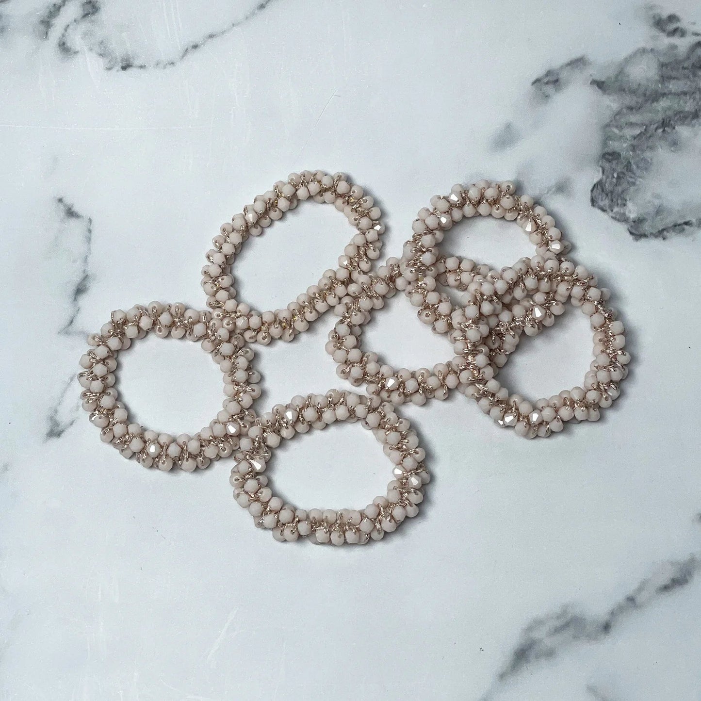 Crystal Studded small Hair Ties