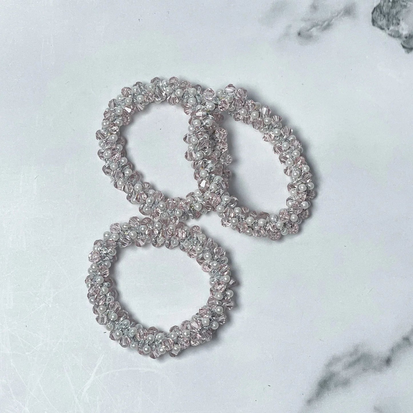 Crystal Studded small Hair Ties