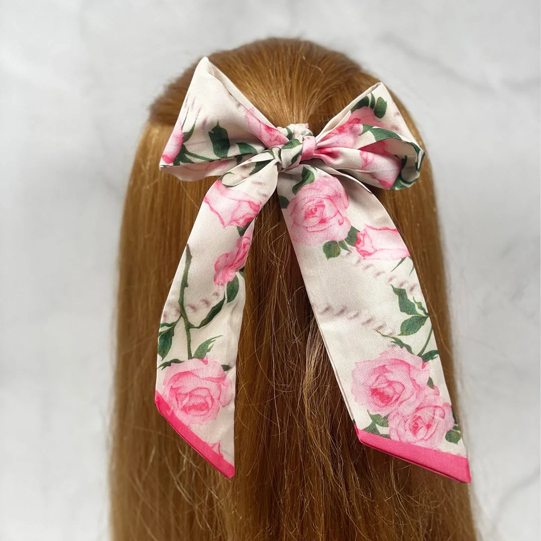 Printed Soft Tie Scarves and Hair Bands