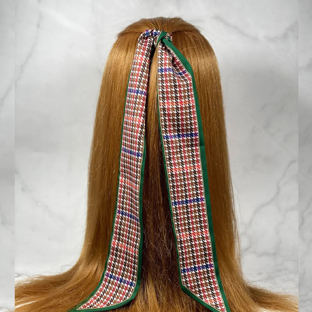 Printed Soft Tie Scarves and Hair Bands