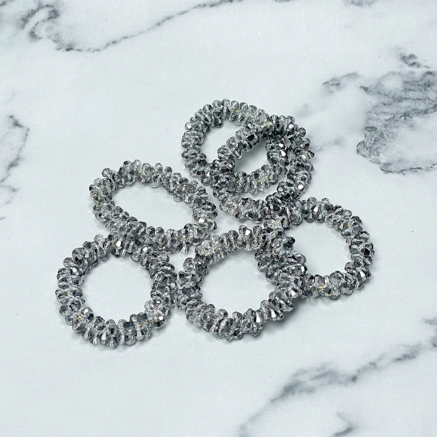 Crystal Studded small Hair Ties