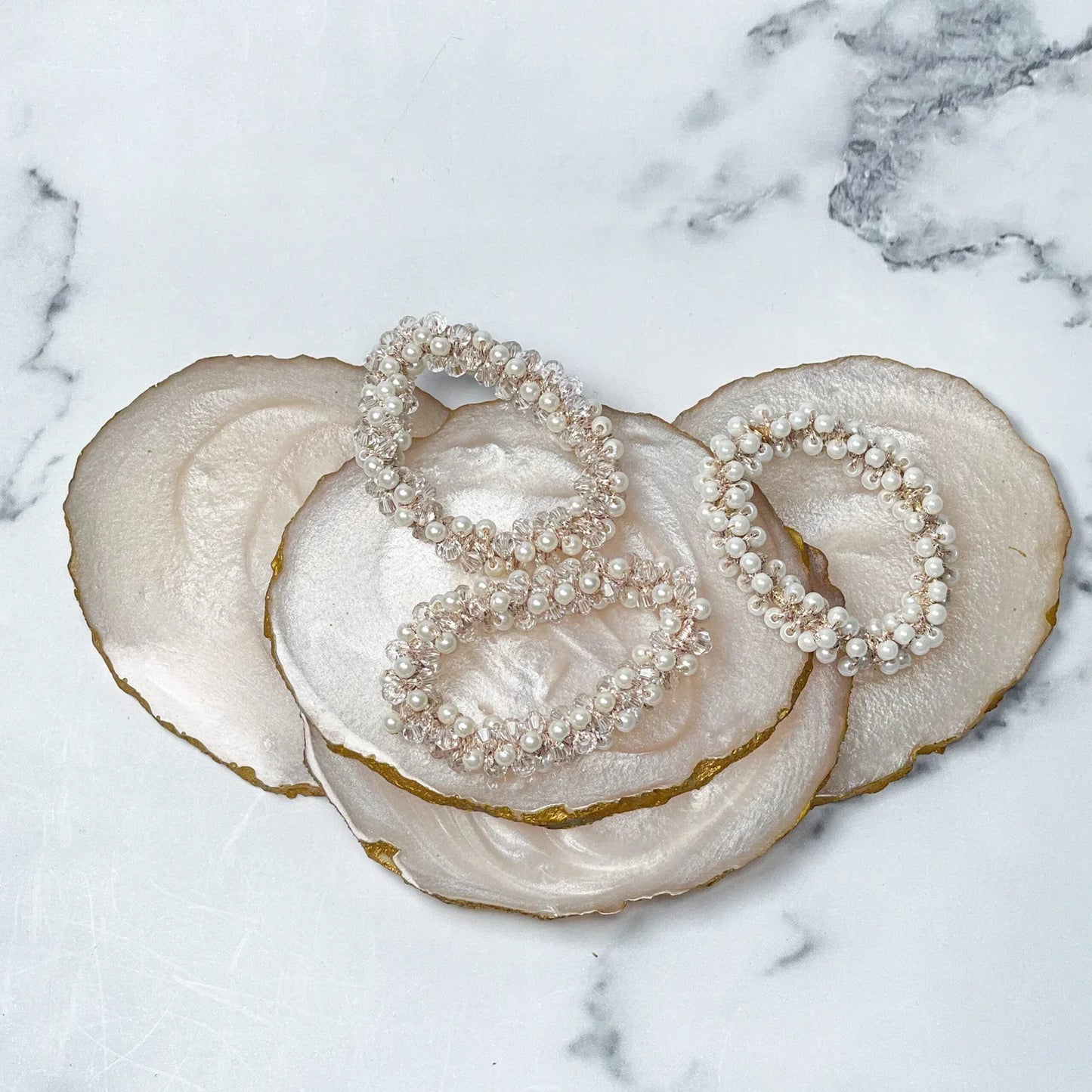 Crystal Studded small Hair Ties
