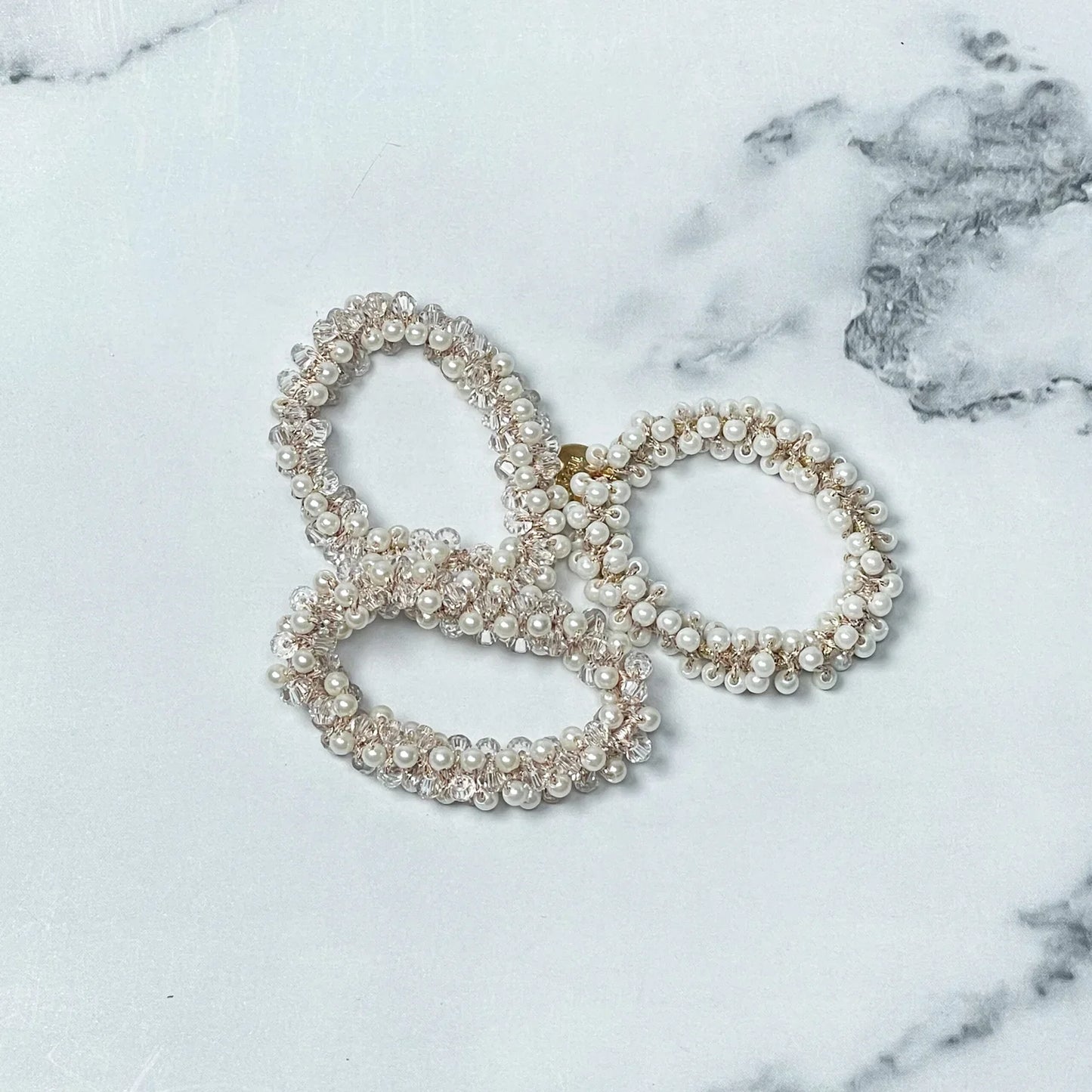 Crystal Studded small Hair Ties