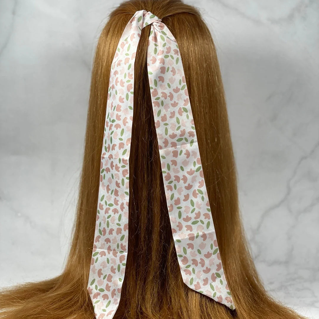 Printed Soft Tie Scarves and Hair Bands