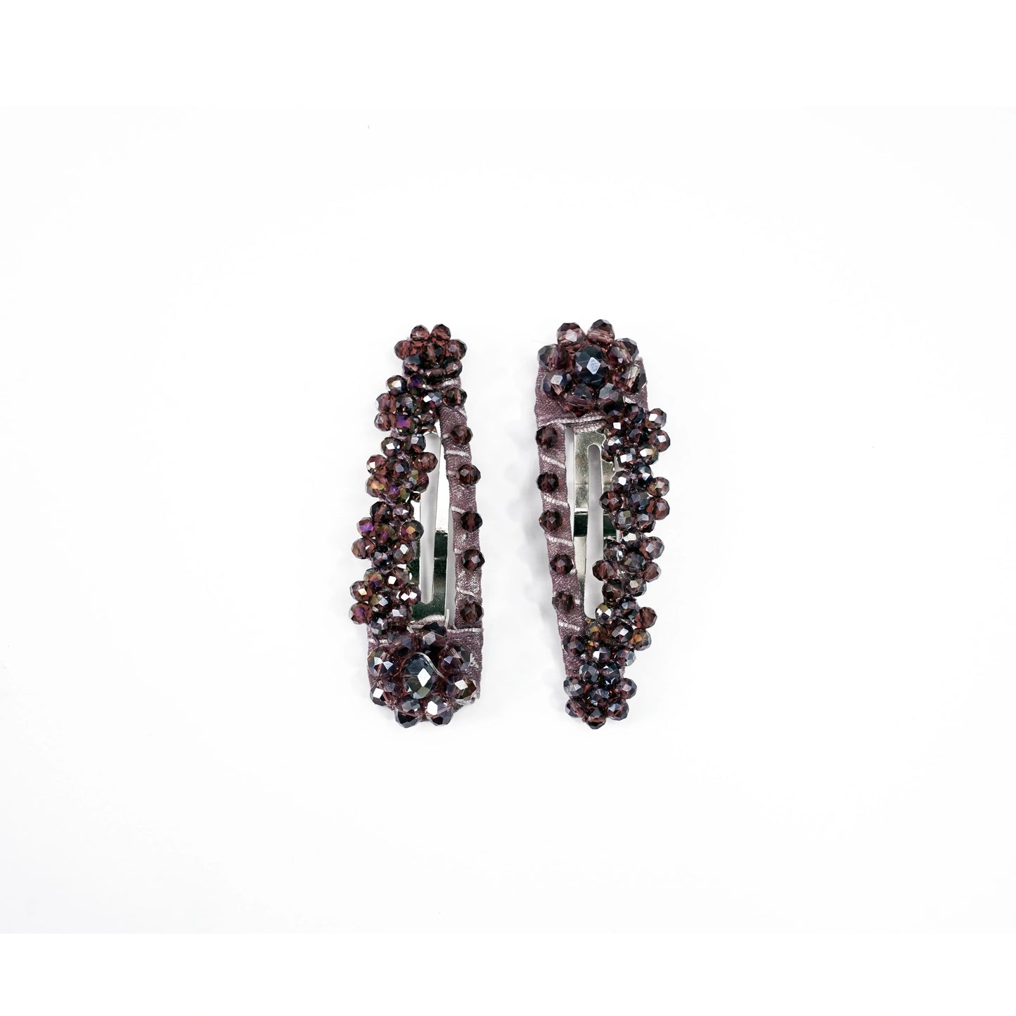 Elegant Crystal Studded Hair Pins (Tic Tac)