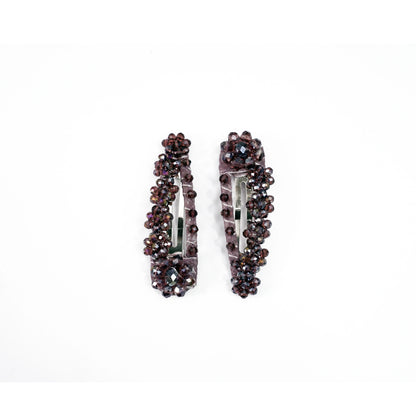 Elegant Crystal Studded Hair Pins (Tic Tac)