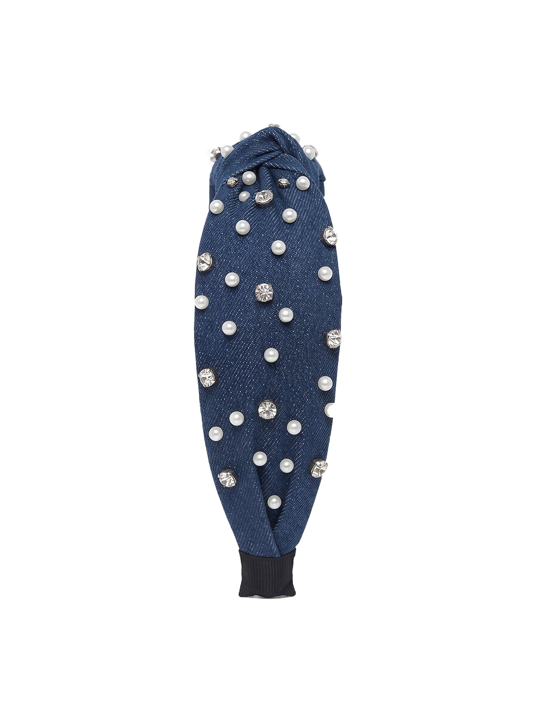Perle noeud Headband (Dark Blue)