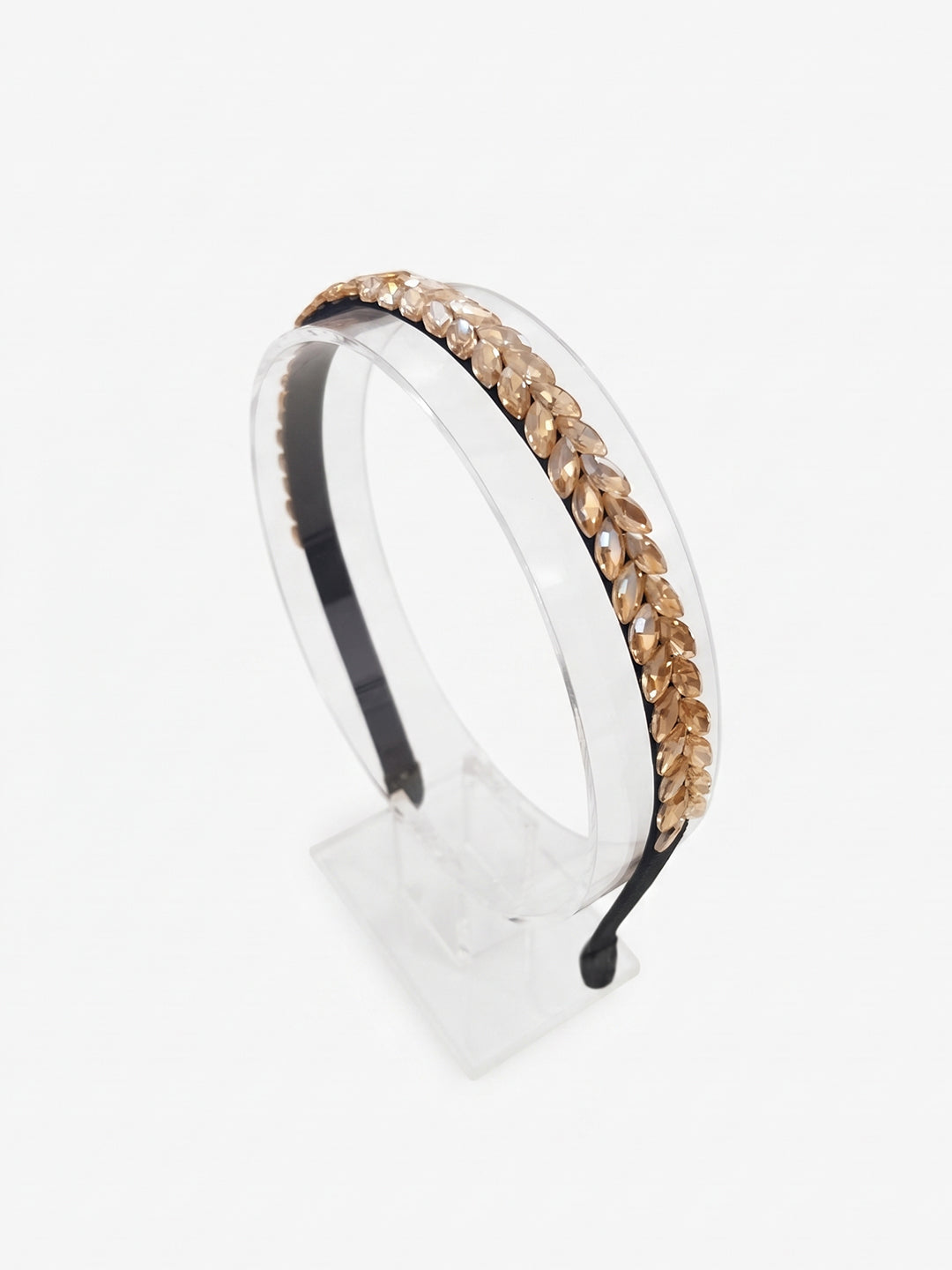 Laurel Crystal Headband (Golden)