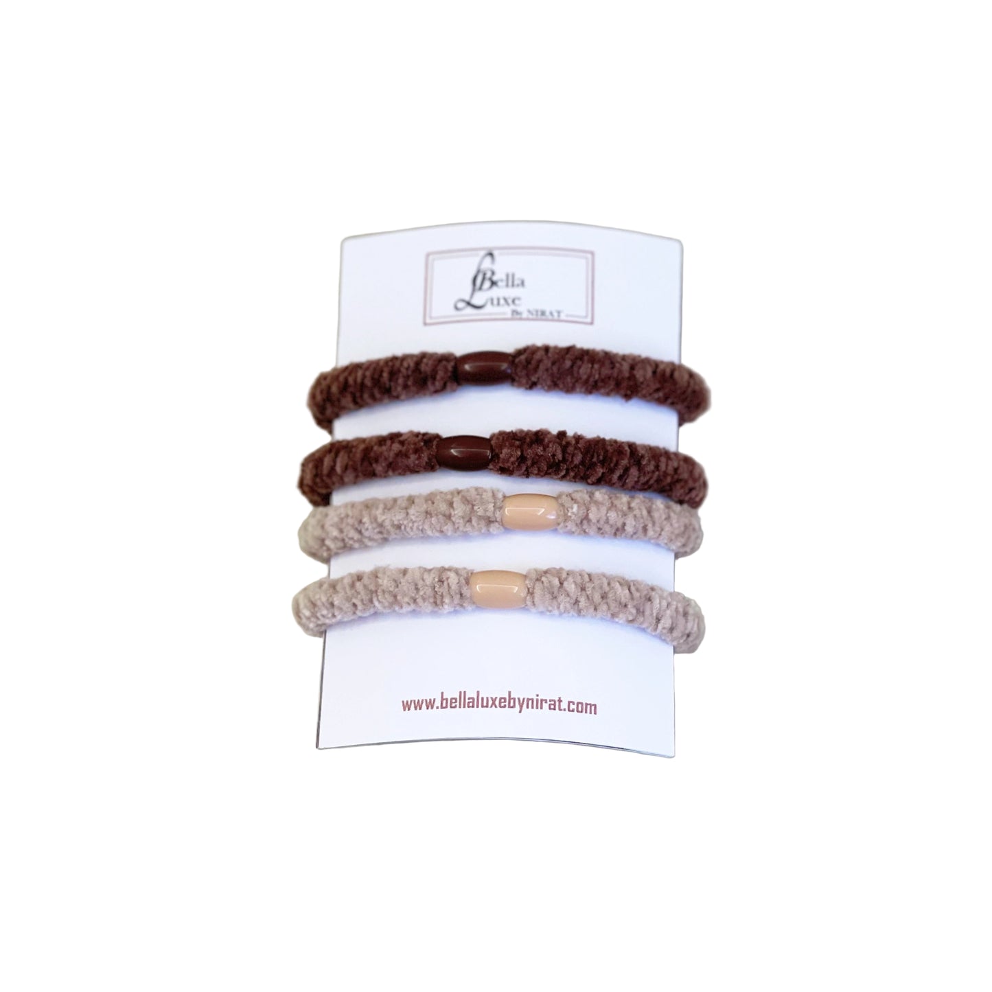 Soft Strong hair Ties (2 Pairs)