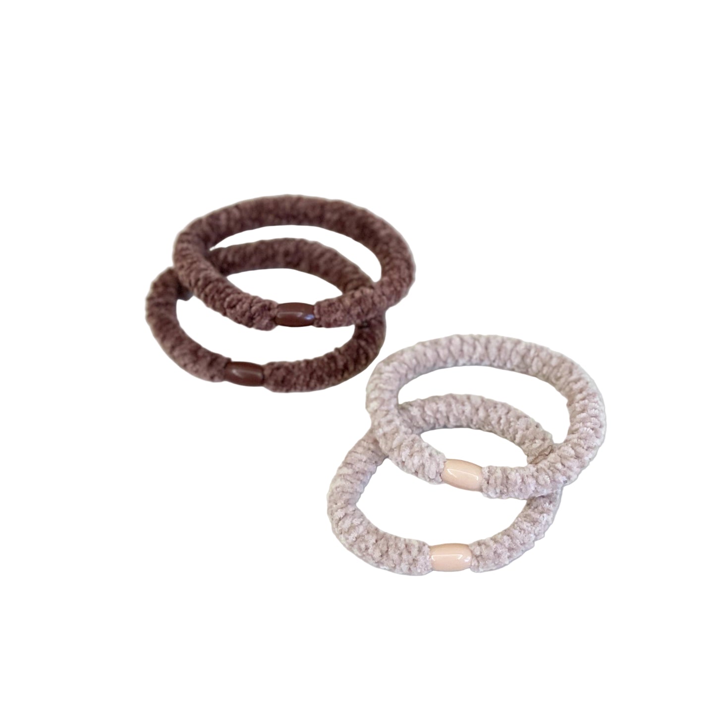 Soft Strong hair Ties (2 Pairs)