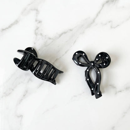Bow Hair Claw Clips (Pack of 4)